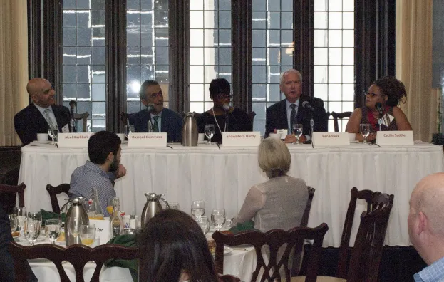 Panelists at the Bridging the Gap event.