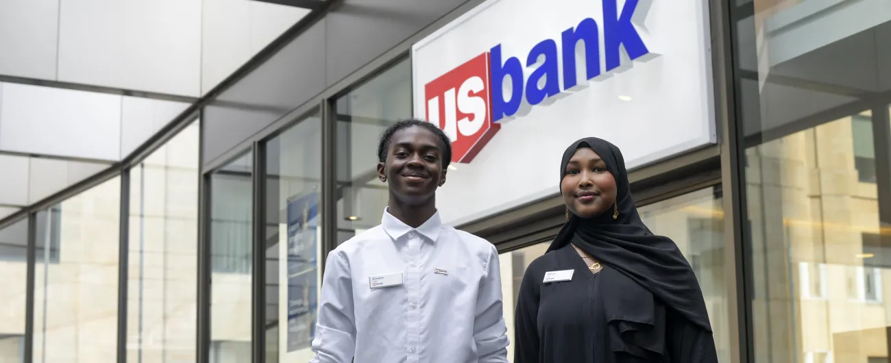 Step Up interns at U.S. Bank