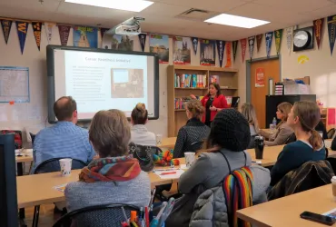 Attendees at an Achieve 101