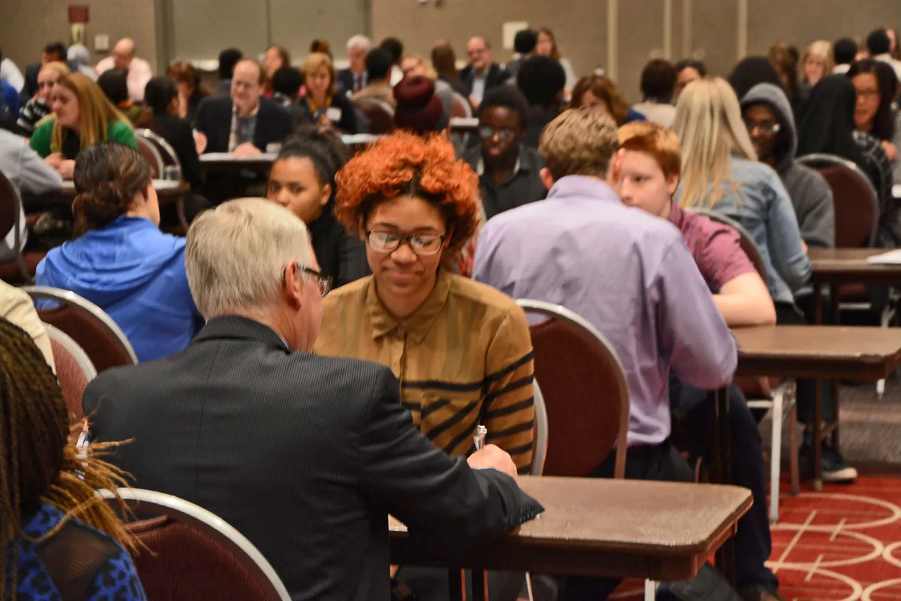 Step Up mock interview volunteers and interns 