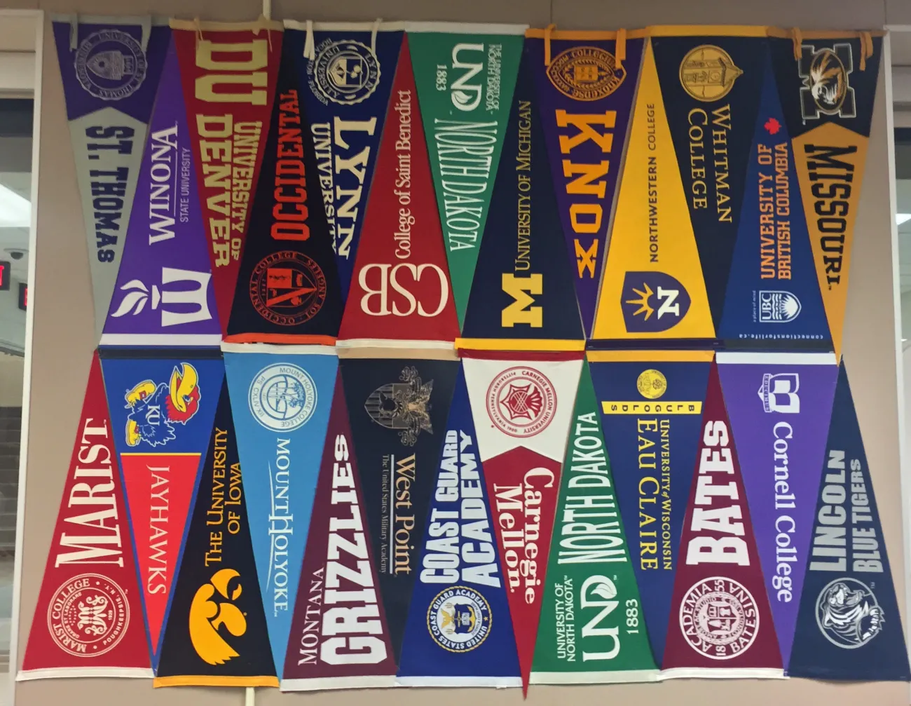 College banners 